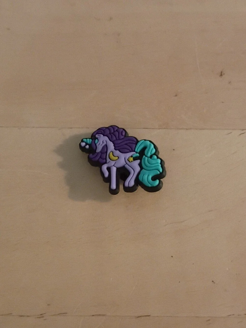 10 for $10 Jibbitz Croc Charms - Purple Unicorn w/ Moon & Star - New Shoe Charm